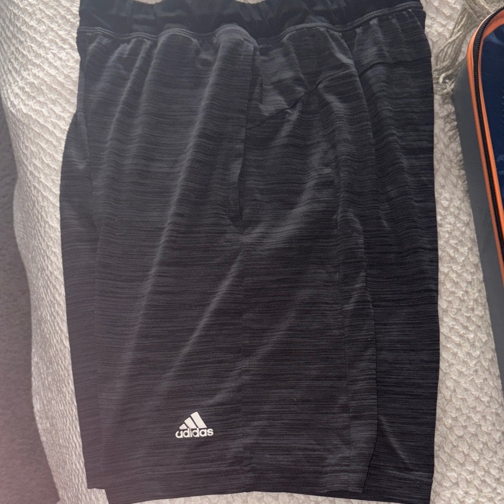 Adidas Men's Charcoal Gray Shorts